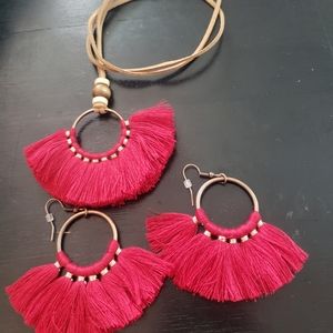 necklace and earring set
